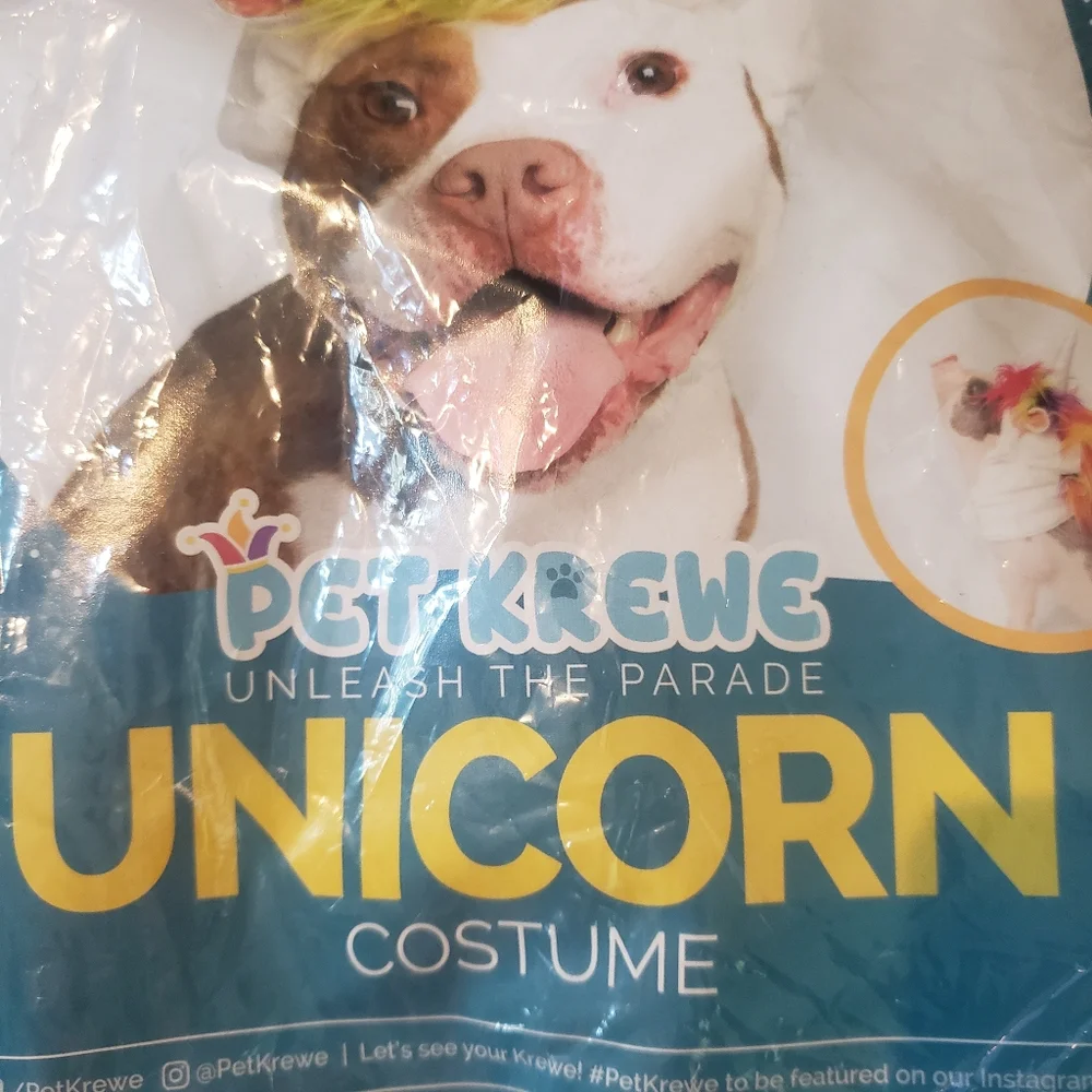 NWT Pet Krewe Dog Unicorn Costume